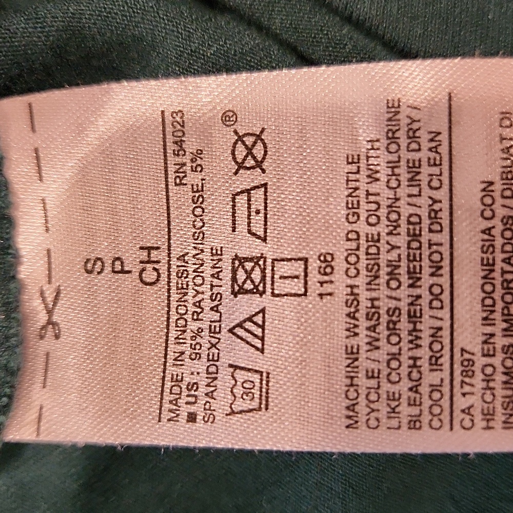 Old Navy long sleeve green dress size small - Picture 7 of 7